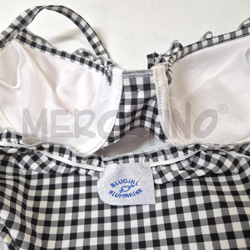 COSTUME DONNA BLUGIRL BLUMARINE BIANCO NERO QUADRI | Mercatino dell'Usato Cervia 1
