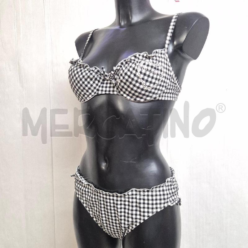 COSTUME DONNA BLUGIRL BLUMARINE BIANCO NERO QUADRI | Mercatino dell'Usato Cervia 3