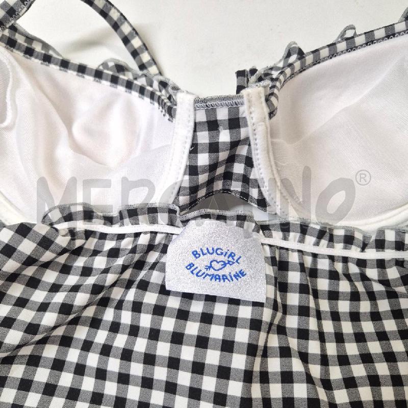 COSTUME DONNA BLUGIRL BLUMARINE BIANCO NERO QUADRI | Mercatino dell'Usato Cervia 5