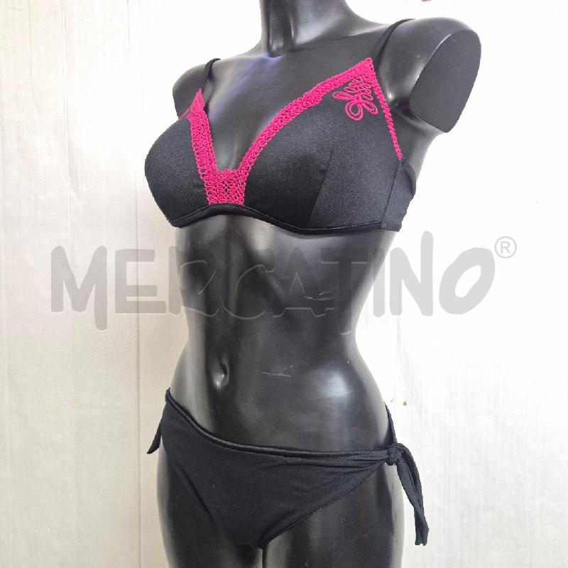 COSTUME DONNA PIN UP NERO FUCSIA | Mercatino dell'Usato Cervia 3