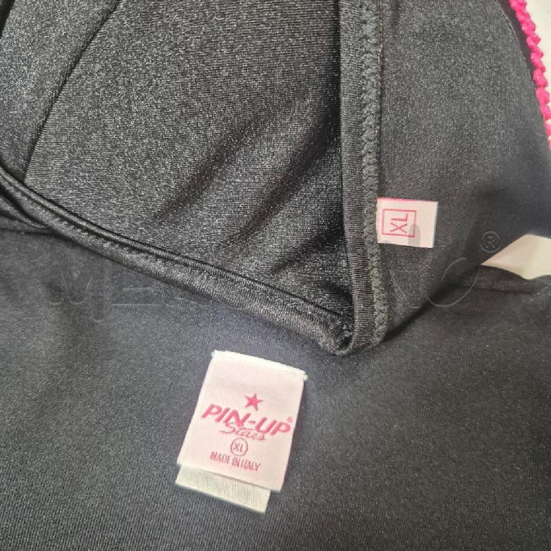 COSTUME DONNA PIN UP NERO FUCSIA | Mercatino dell'Usato Cervia 4