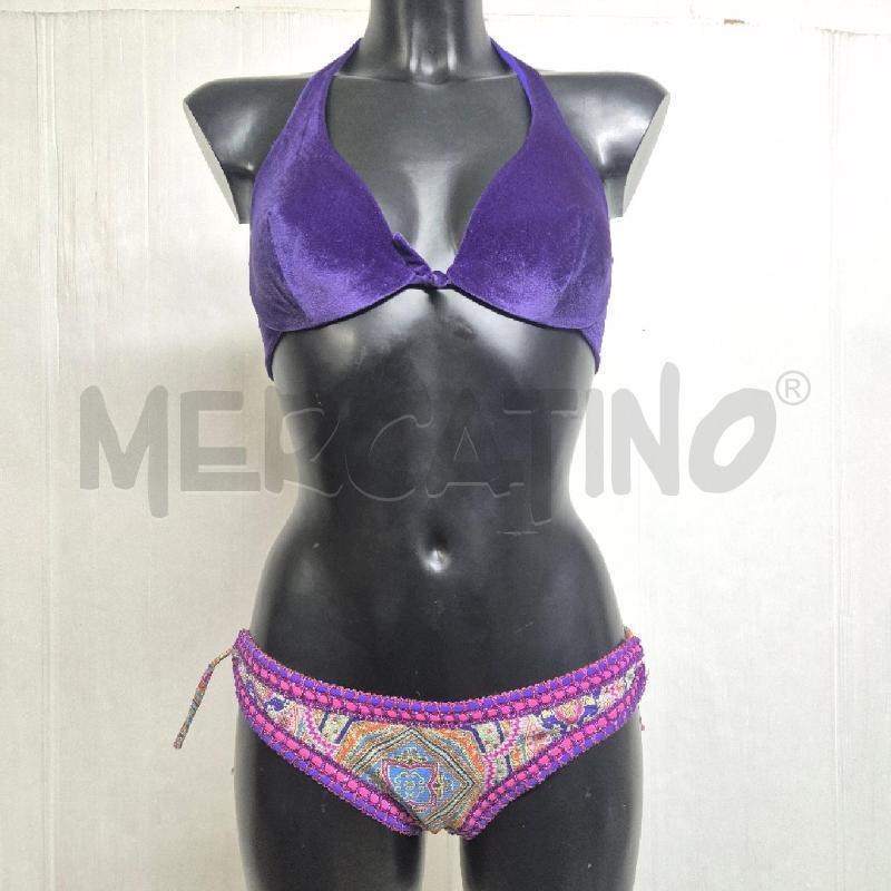 COSTUME DONNA TEZUK VIOLA+VELLUTO 2PZ | Mercatino dell'Usato Cervia 1