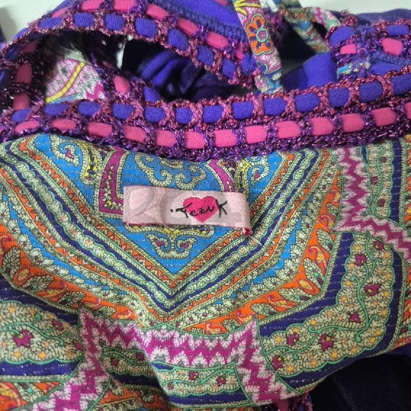 COSTUME DONNA TEZUK VIOLA+VELLUTO 2PZ | Mercatino dell'Usato Cervia 5