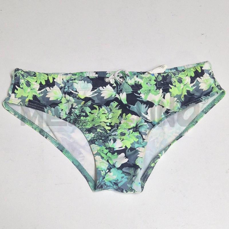 COSTUME UOMO TEZUK VERDE NERO FIORI | Mercatino dell'Usato Cervia 1