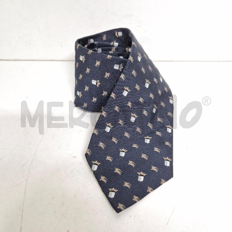 CRAVATTA BURBERRY BLU STEMMA | Mercatino dell'Usato Cervia 2