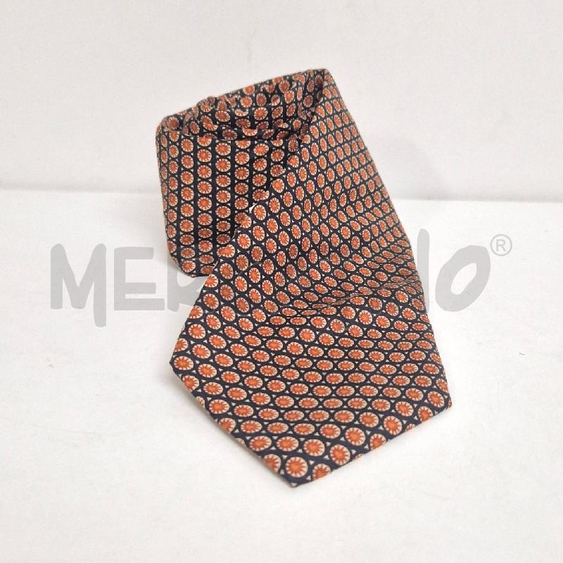 CRAVATTA GIANFRANCO FERRÈ BASE NERA POIS BEIGE ARANCIO | Mercatino dell'Usato Cervia 1