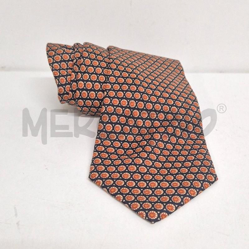 CRAVATTA GIANFRANCO FERRÈ BASE NERA POIS BEIGE ARANCIO | Mercatino dell'Usato Cervia 2
