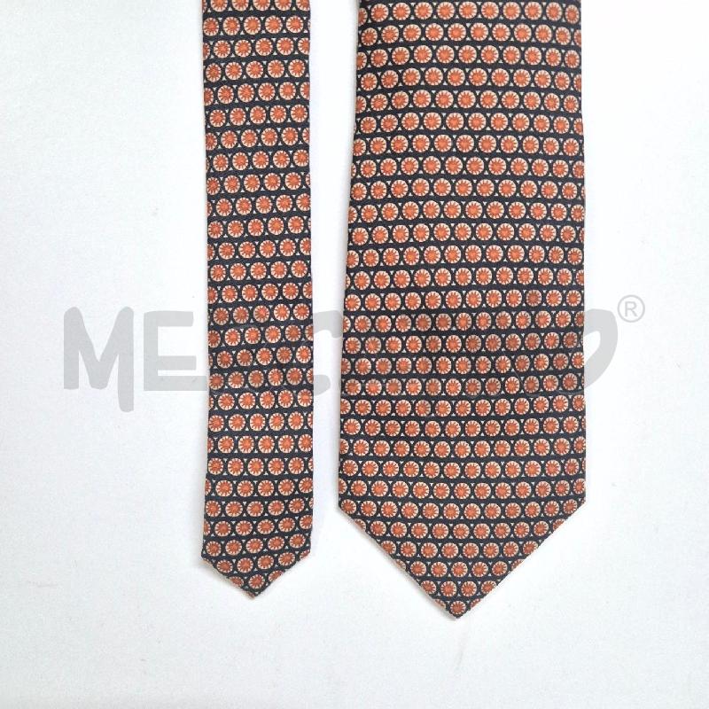 CRAVATTA GIANFRANCO FERRÈ BASE NERA POIS BEIGE ARANCIO | Mercatino dell'Usato Cervia 3