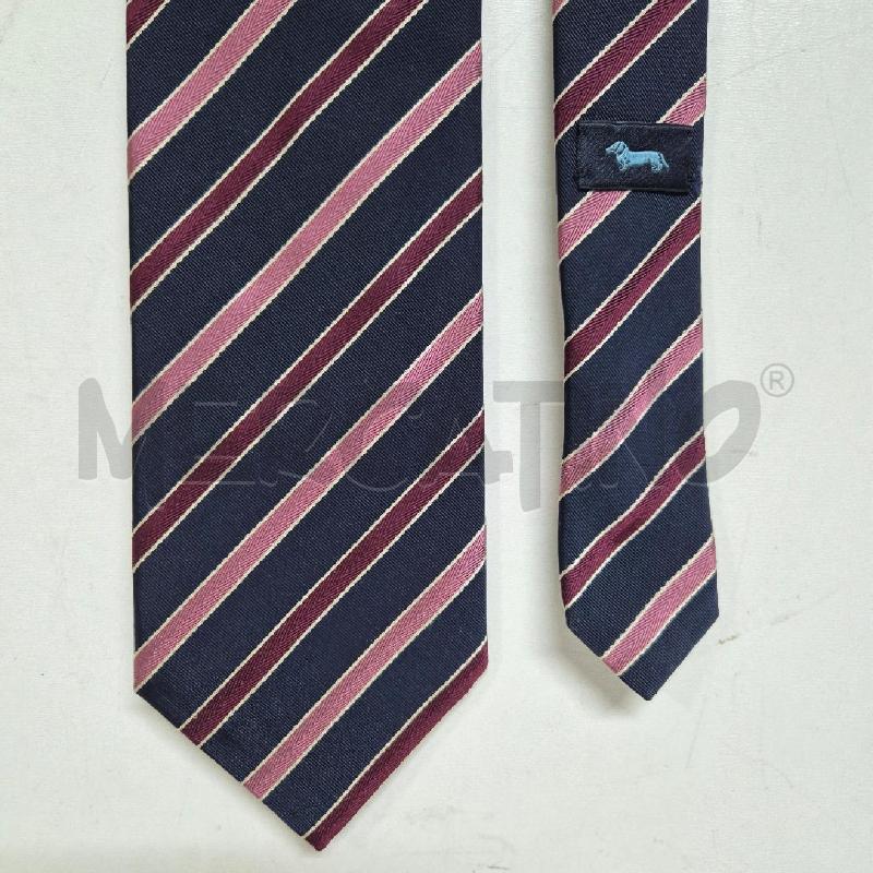 CRAVATTA HARMONT&BLAINE BLU RIGHE VIOLA | Mercatino dell'Usato Cervia 3