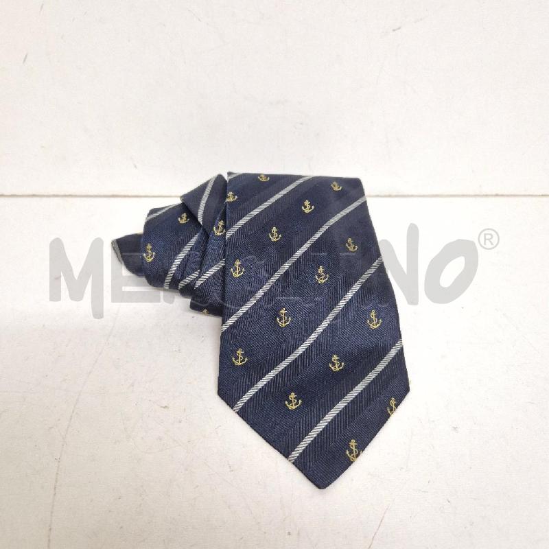 CRAVATTA PAUL&SHARK BLU ANCORE | Mercatino dell'Usato Cervia 1