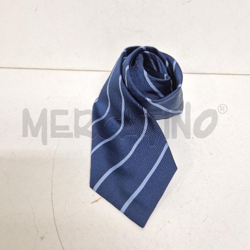CRAVATTA PAUL&SHARK BLU RIGHE AZZURRE | Mercatino dell'Usato Cervia 1
