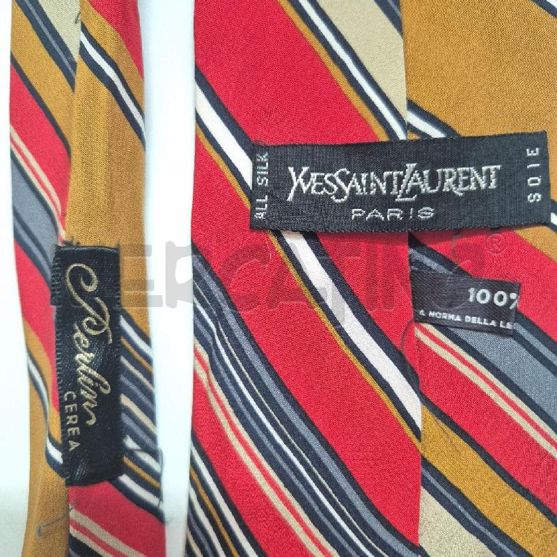 CRAVATTA  YVES SAINT LAURENT RIGHE SETA | Mercatino dell'Usato Cervia 5