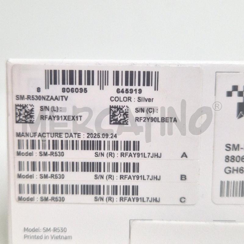 CUFFIE SAMSUNG BLUETOOTH  GALACY BUD3 | Mercatino dell'Usato Cervia 5