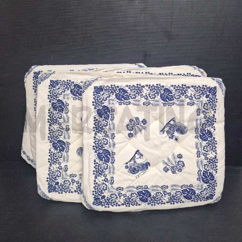 CUSCINO X4 BIANCHI BLU STAMPA ROMAGNOLA | Mercatino dell'Usato Cervia 1