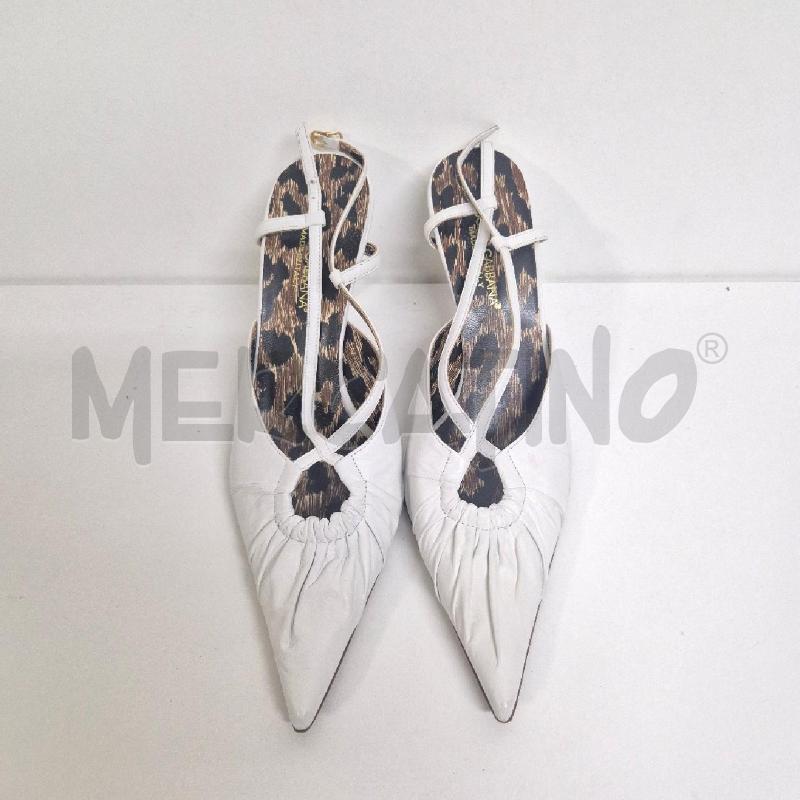 DECOLLETE DOLCE&GABBANA SLING BACKS BIANCA | Mercatino dell'Usato Cervia 2