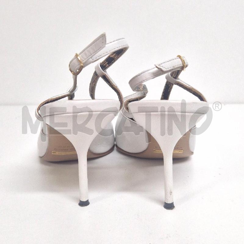 DECOLLETE DOLCE&GABBANA SLING BACKS BIANCA | Mercatino dell'Usato Cervia 4