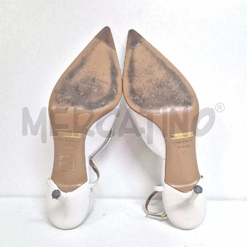 DECOLLETE DOLCE&GABBANA SLING BACKS BIANCA | Mercatino dell'Usato Cervia 5