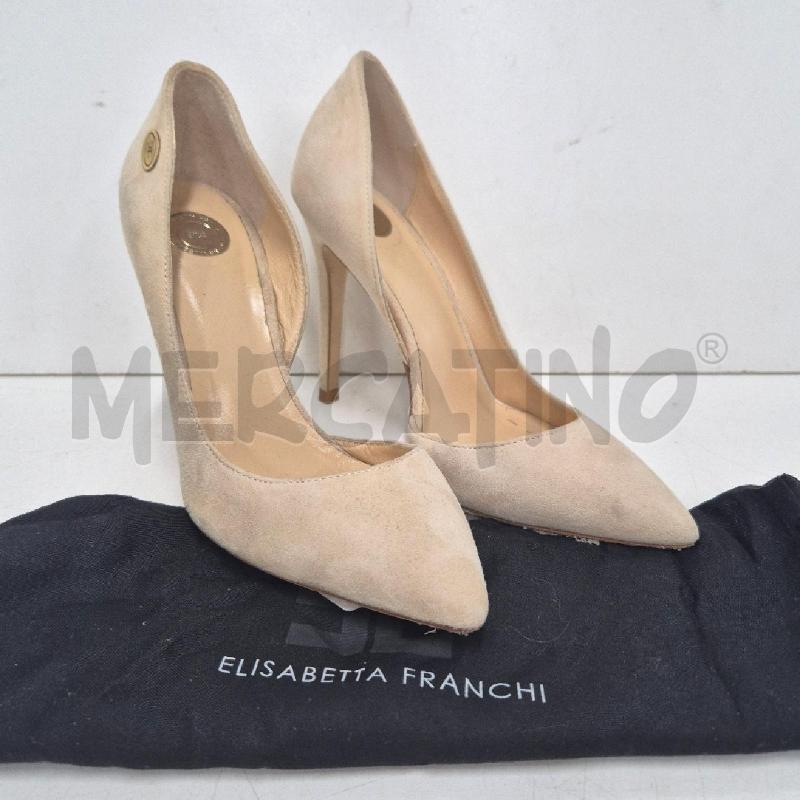 DECOLLETE ELISABETTA FRANCHI SABBIA  | Mercatino dell'Usato Cervia 1