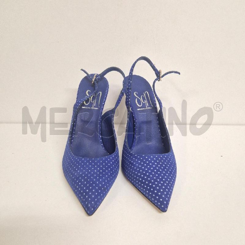 DECOLLETE GIANCARLO PAOLI BLU POIS BIANCHI | Mercatino dell'Usato Cervia 2