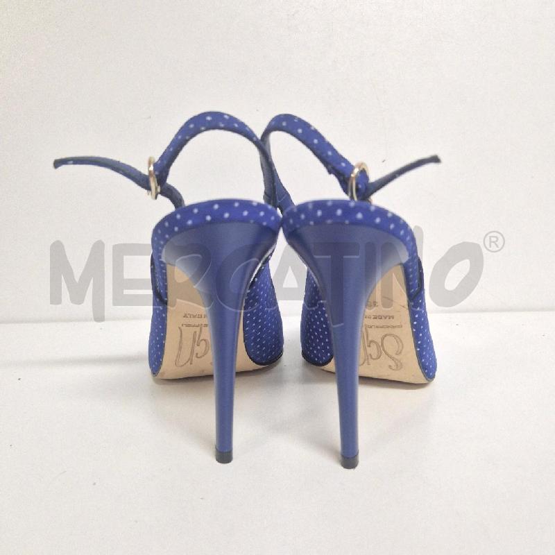 DECOLLETE GIANCARLO PAOLI BLU POIS BIANCHI | Mercatino dell'Usato Cervia 4