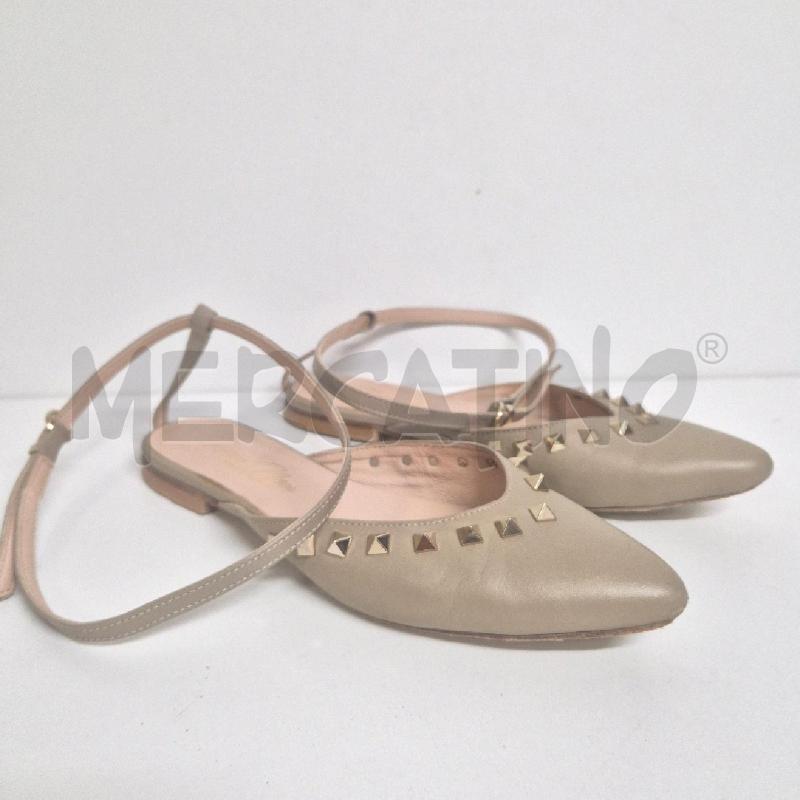 DECOLLETE MIM MAR BEIGE BORCHIE | Mercatino dell'Usato Cervia 1