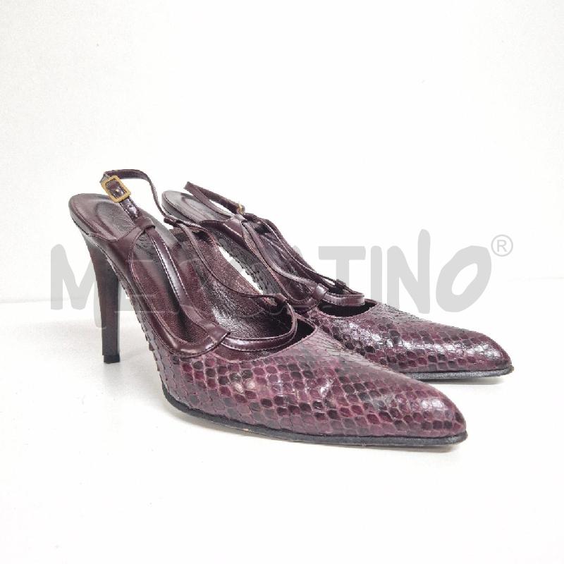 DECOLLETE TODS RETTILE BORDEAUX | Mercatino dell'Usato Cervia 1