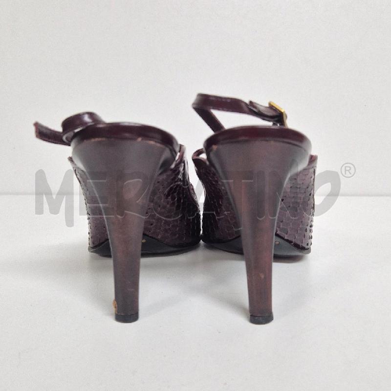 DECOLLETE TODS RETTILE BORDEAUX | Mercatino dell'Usato Cervia 4