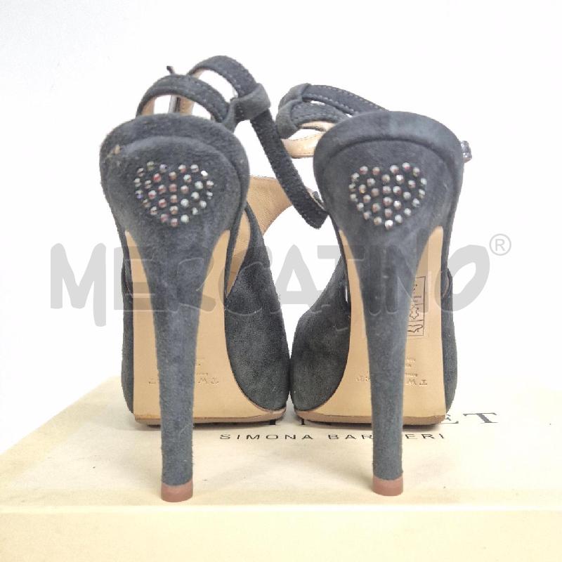 DECOLLETE TWIN SET GRIGIA IN PELLE SCAMOSCIATA | Mercatino dell'Usato Cervia 4