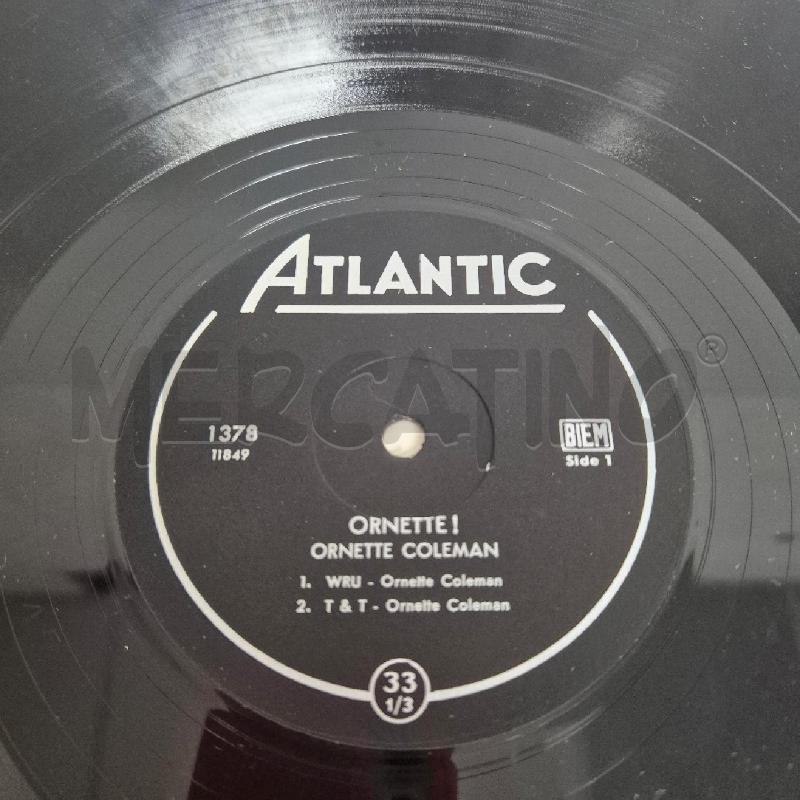 DISCO 33 GIRI VINILE ORNETTE COLEMAN ORNETTE | Mercatino dell'Usato Cervia 4