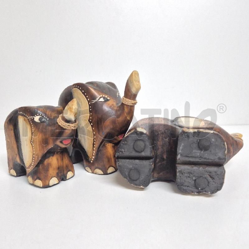 ELEFANTI X3 LEGNO | Mercatino dell'Usato Cervia 5