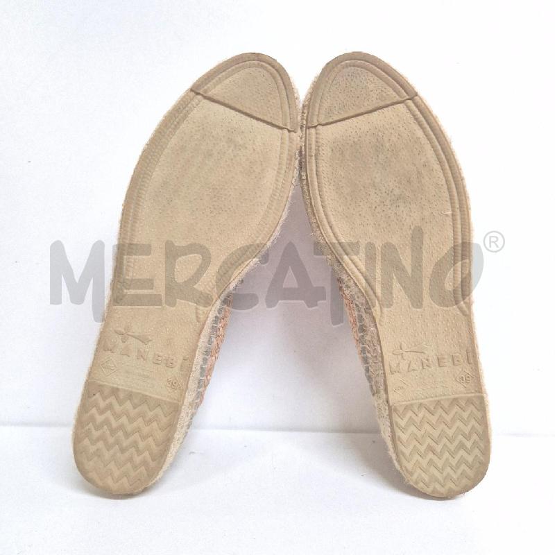 ESPADRILLAS DONNA MANEBI RAFFIA PROFILO GRIGIO | Mercatino dell'Usato Cervia 5