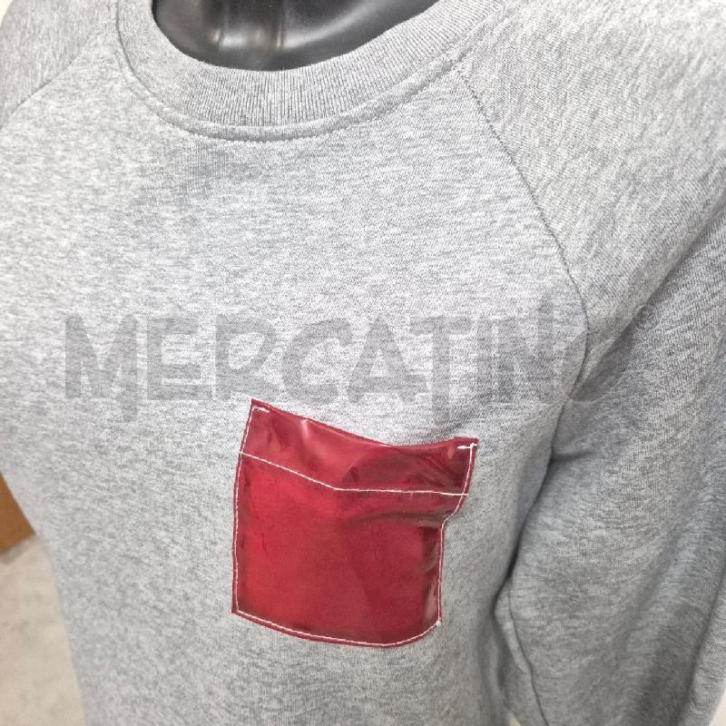 FELPA DONNA GRIGIA BANDA ROSSA N 21 | Mercatino dell'Usato Cervia 2