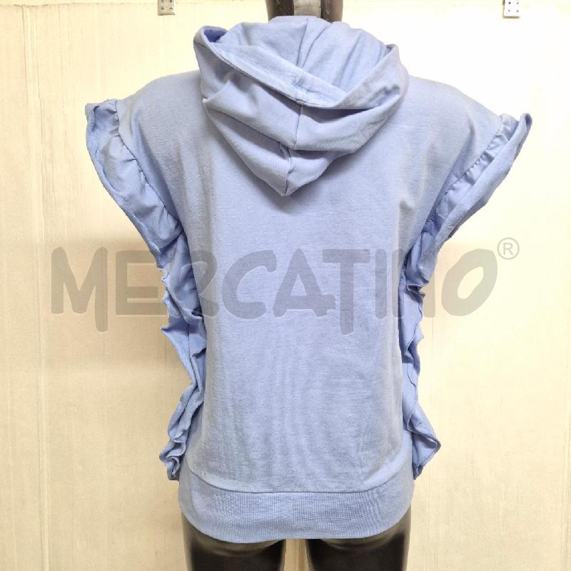 FELPA DONNA GUESS CELESTE STRASS MANICA CORTA | Mercatino dell'Usato Cervia 4
