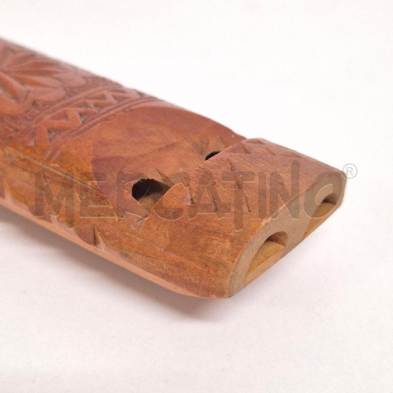 FLAUTO DOPPIO IN LEGNO ANTICO INTARSIATO | Mercatino dell'Usato Cervia 5