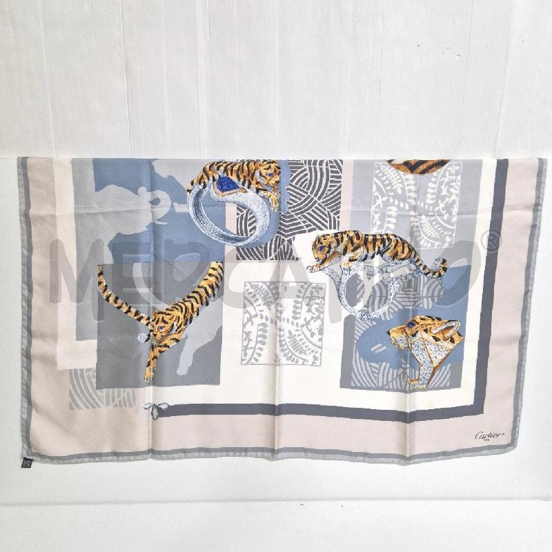 FOULARD CARTIER GRIGIO CON DIFETTI | Mercatino dell'Usato Cervia 2