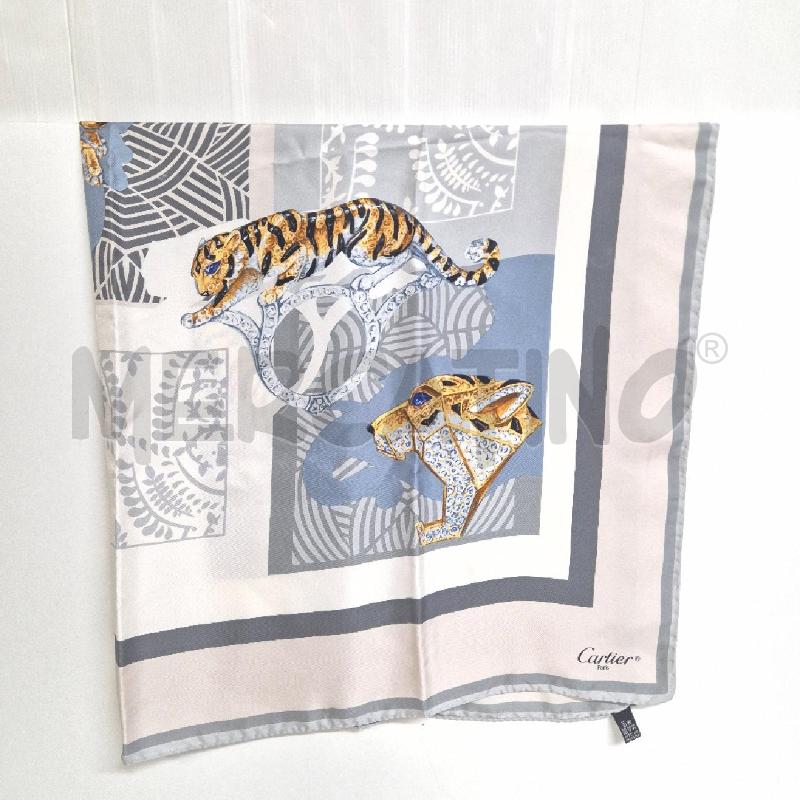 FOULARD CARTIER GRIGIO CON DIFETTI | Mercatino dell'Usato Cervia 3