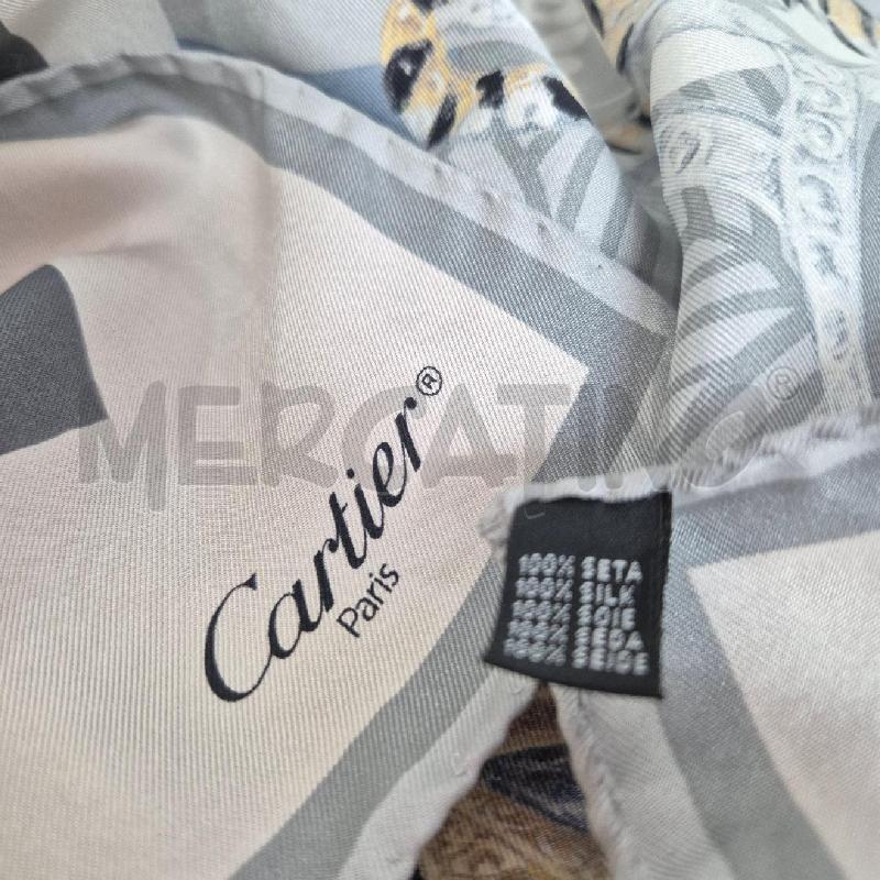FOULARD CARTIER GRIGIO CON DIFETTI | Mercatino dell'Usato Cervia 5