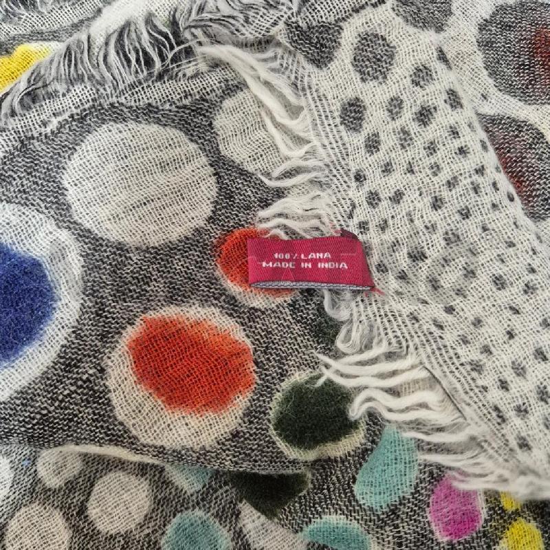 FOULARD GRIGIO POIS COLORATI FUSION | Mercatino dell'Usato Cervia 5
