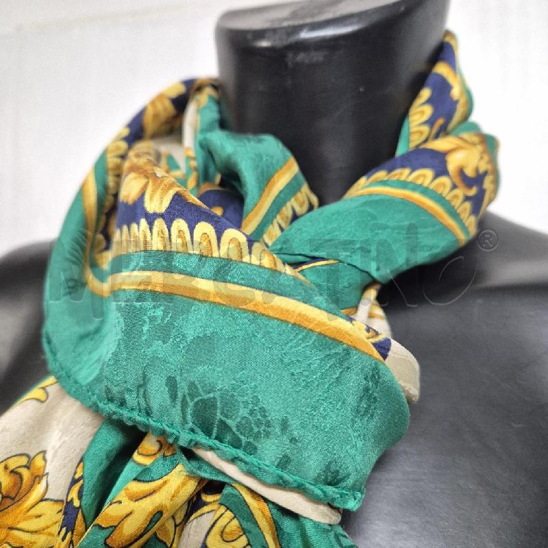 FOULARD SETA VERDE ORIETTA BRUNO | Mercatino dell'Usato Cervia 2