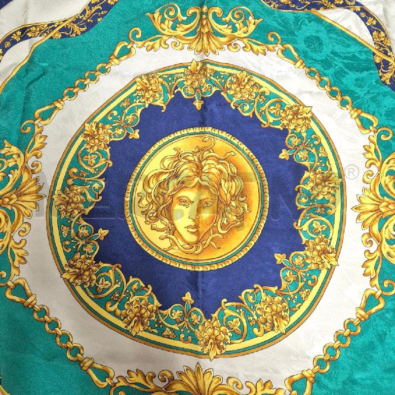 FOULARD SETA VERDE ORIETTA BRUNO | Mercatino dell'Usato Cervia 3