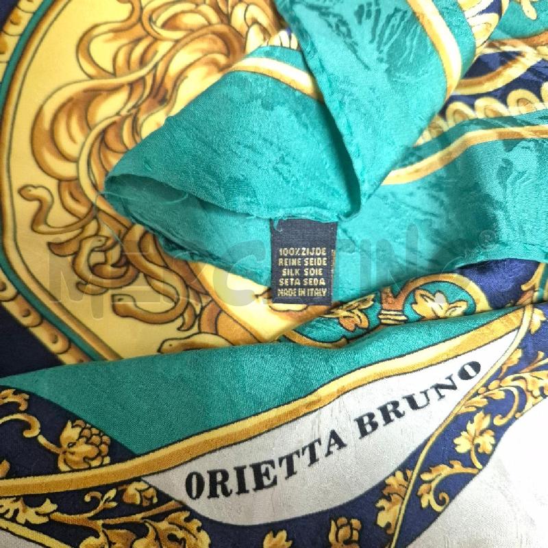 FOULARD SETA VERDE ORIETTA BRUNO | Mercatino dell'Usato Cervia 5