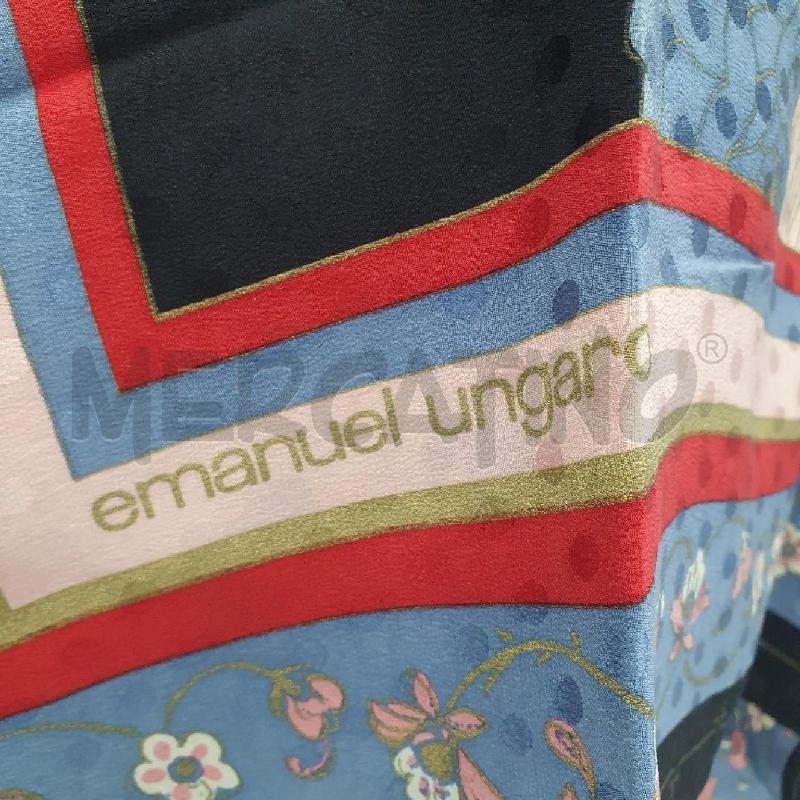 FOULARD UNGARO NERO FIORI | Mercatino dell'Usato Cervia 5