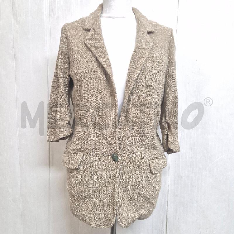 GIACCA DONNA BARK BEIGE DORATO | Mercatino dell'Usato Cervia 1