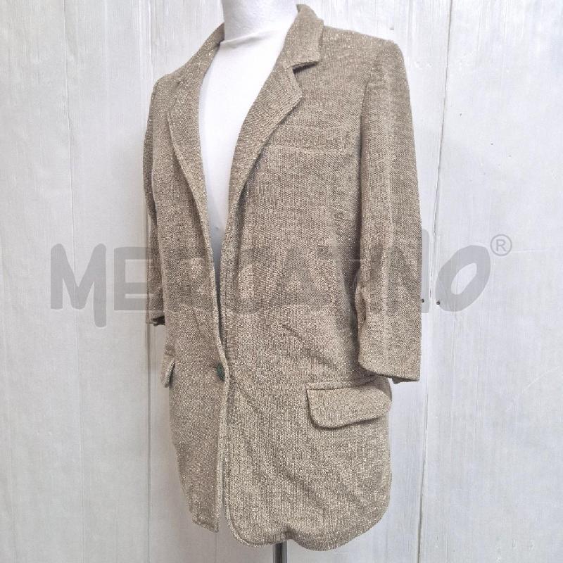 GIACCA DONNA BARK BEIGE DORATO | Mercatino dell'Usato Cervia 3