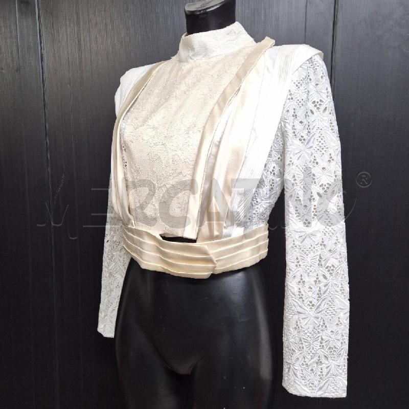 GIACCA DONNA BLUMARINE BIANCA PANNA PIZZO | Mercatino dell'Usato Cervia 3