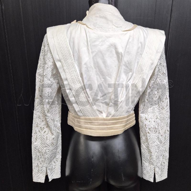 GIACCA DONNA BLUMARINE BIANCA PANNA PIZZO | Mercatino dell'Usato Cervia 4