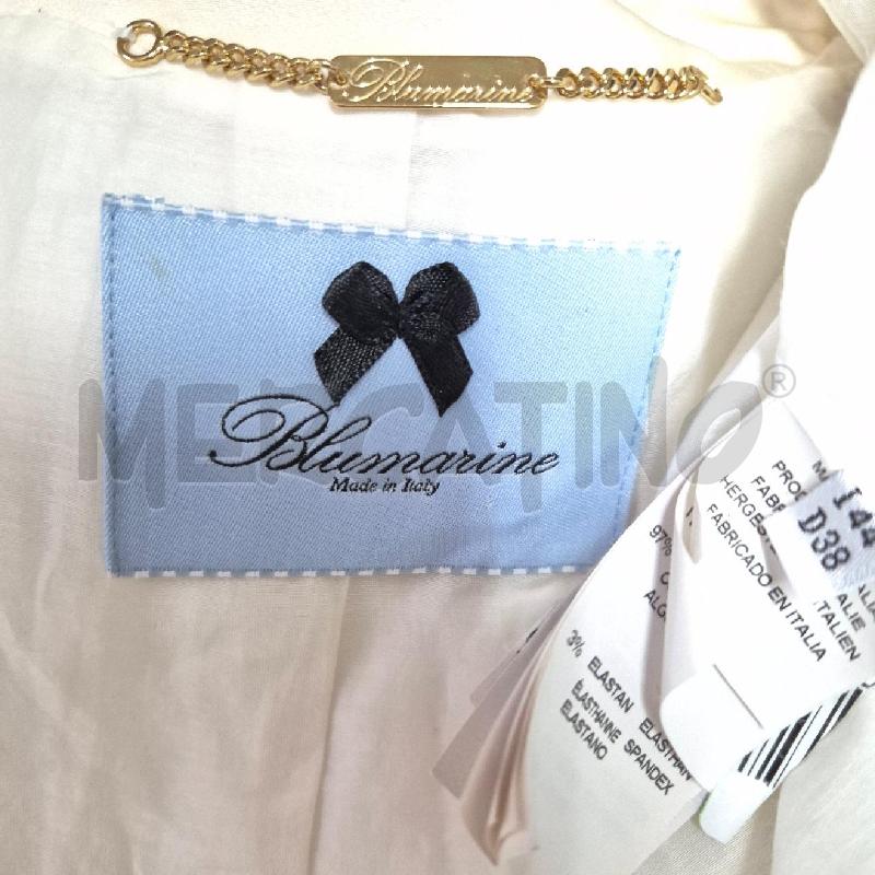 GIACCA DONNA BLUMARINE BIANCA PANNA PIZZO | Mercatino dell'Usato Cervia 5