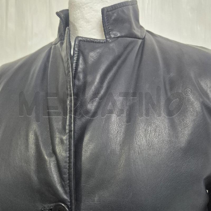 GIACCA DONNA JIL SANDER BLU REVERSIBILE PELLE | Mercatino dell'Usato Cervia 2