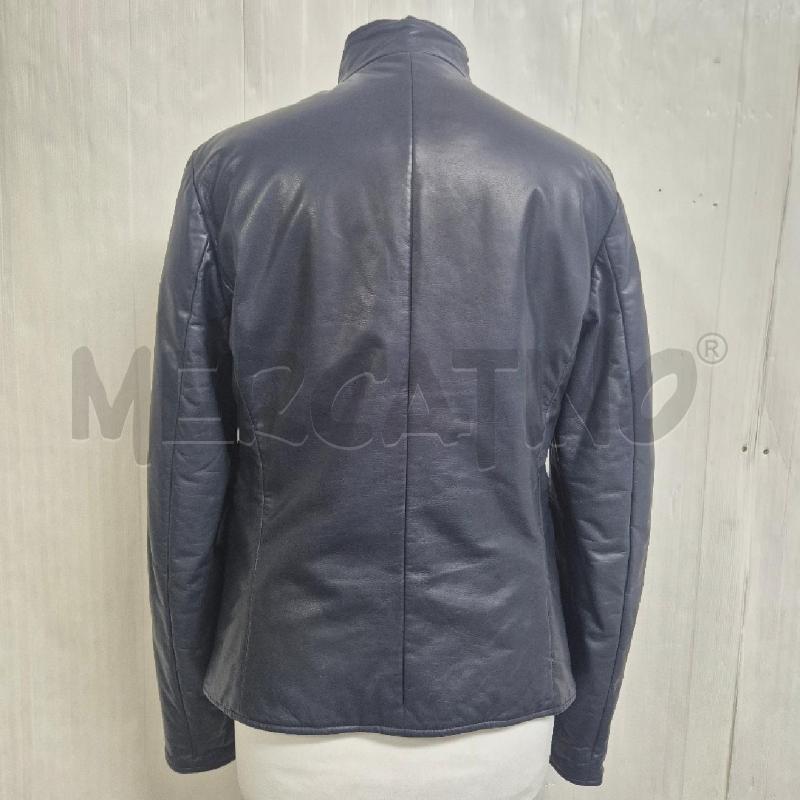 GIACCA DONNA JIL SANDER BLU REVERSIBILE PELLE | Mercatino dell'Usato Cervia 4