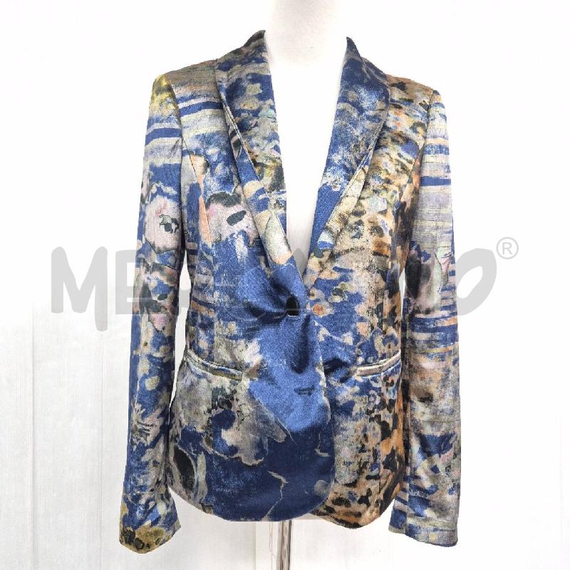 GIACCA DONNA MANILA GRACE BLU VERDE SFUMATA | Mercatino dell'Usato Cervia 1